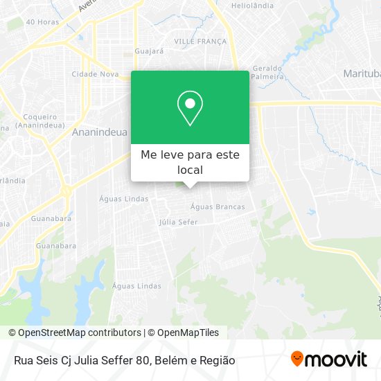 Rua Seis Cj Julia Seffer 80 mapa