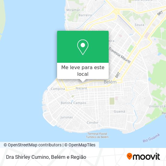 Dra Shirley Cumino mapa