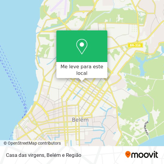 Casa das virgens mapa