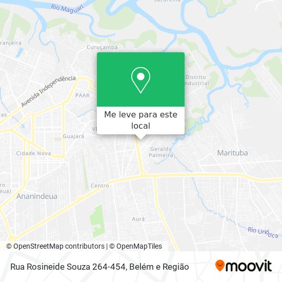 Rua Rosineide Souza 264-454 mapa