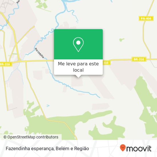 Fazendinha esperança mapa