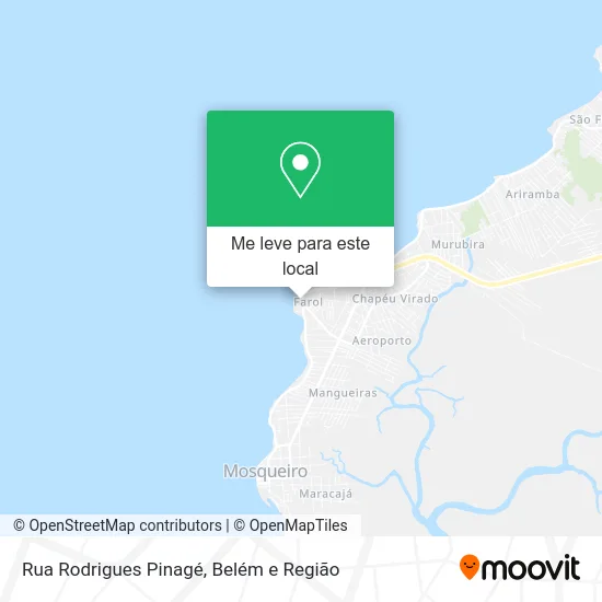 Rua Rodrigues Pinagé mapa