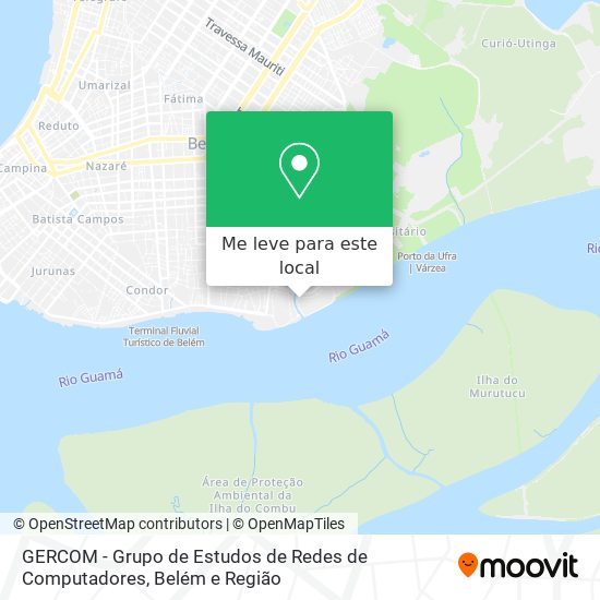 GERCOM - Grupo de Estudos de Redes de Computadores mapa