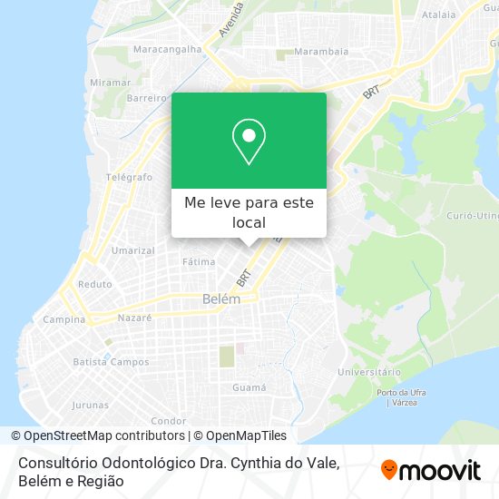 Consultório Odontológico Dra. Cynthia do Vale mapa