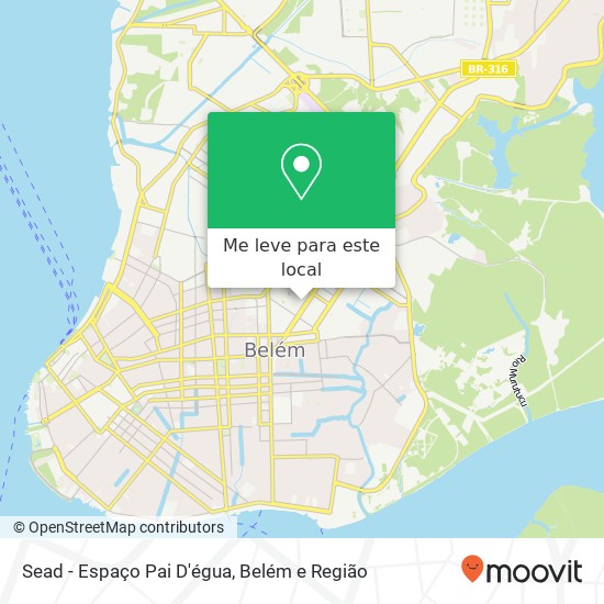 Sead - Espaço Pai D'égua mapa