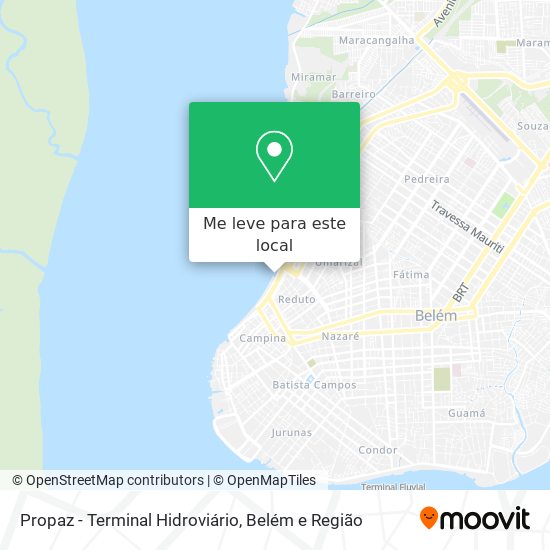 Propaz - Terminal Hidroviário mapa