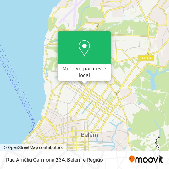 Rua Amália Carmona 234 mapa