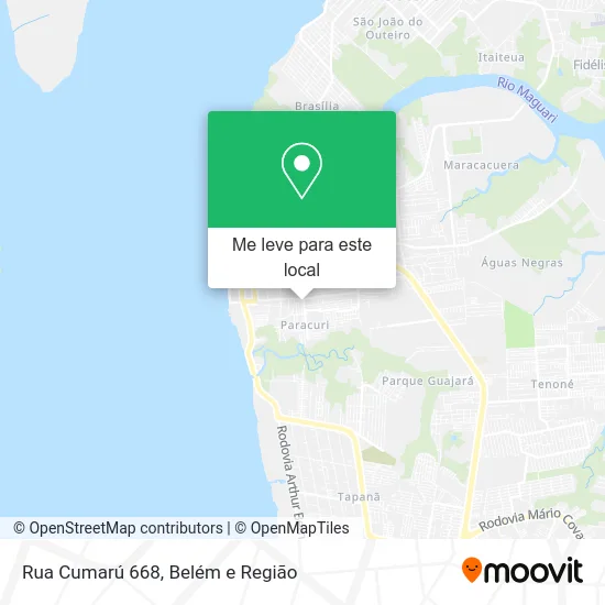 Rua Cumarú 668 mapa