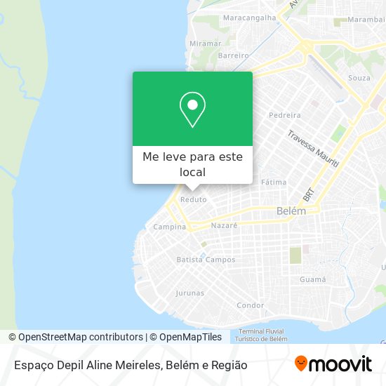 Espaço Depil Aline Meireles mapa