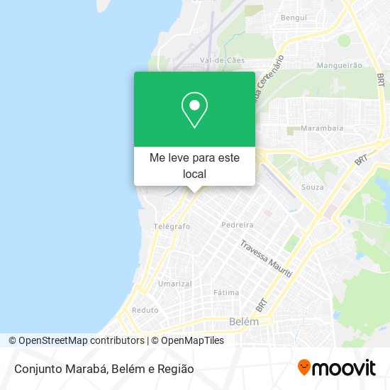 Conjunto Marabá mapa