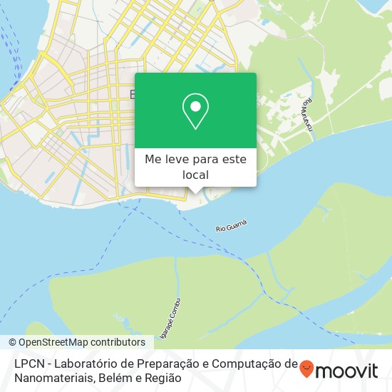 LPCN - Laboratório de Preparação e Computação de Nanomateriais mapa