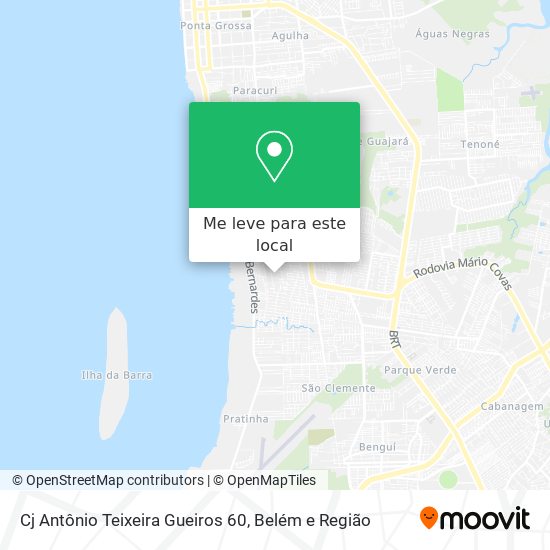 Cj Antônio Teixeira Gueiros 60 mapa