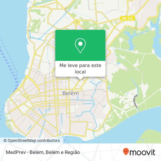 MedPrev - Belém mapa
