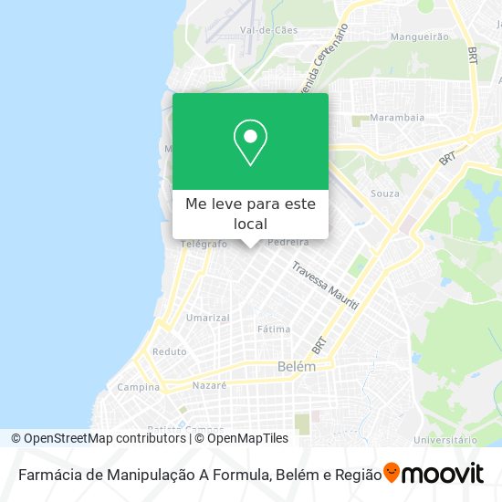 Farmácia de Manipulação A Formula mapa