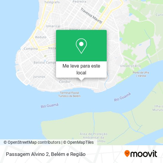 Passagem Alvino 2 mapa