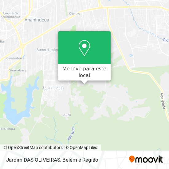 Jardim DAS OLIVEIRAS mapa