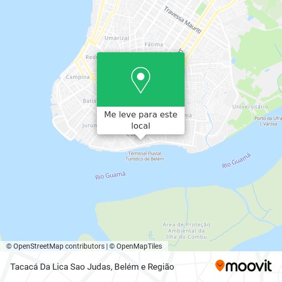 Tacacá Da Lica Sao Judas mapa