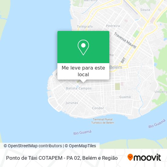 Ponto de Táxi COTAPEM - PA 02 mapa
