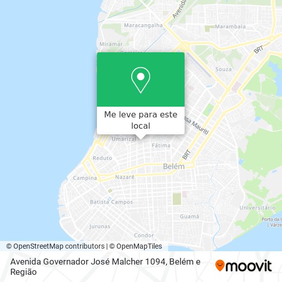 Avenida Governador José Malcher 1094 mapa