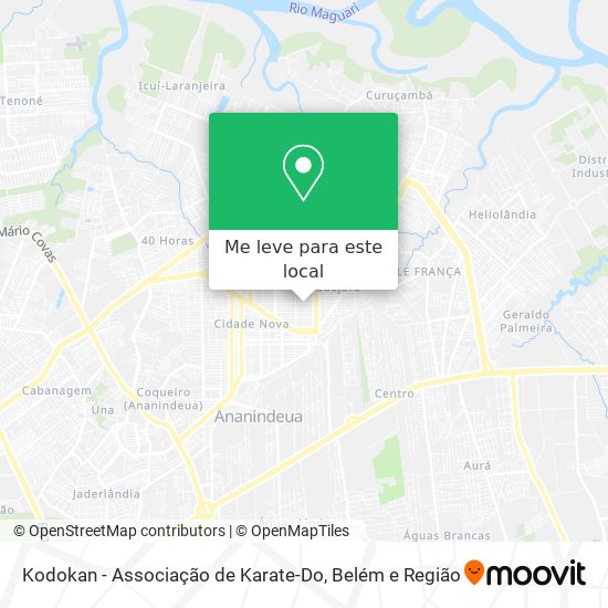Kodokan - Associação de Karate-Do mapa