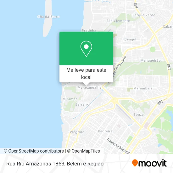 Rua Rio Amazonas 1853 mapa
