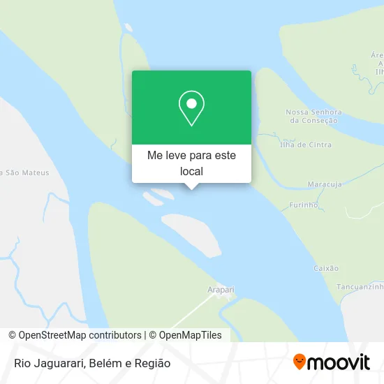 Rio Jaguarari mapa