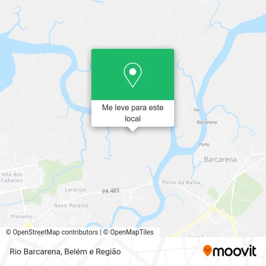 Rio Barcarena mapa