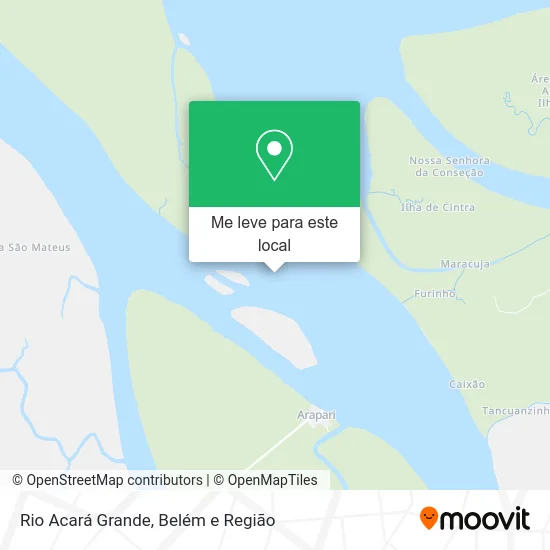 Rio Acará Grande mapa