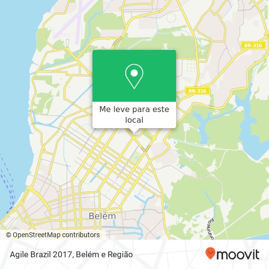 Agile Brazil 2017 mapa