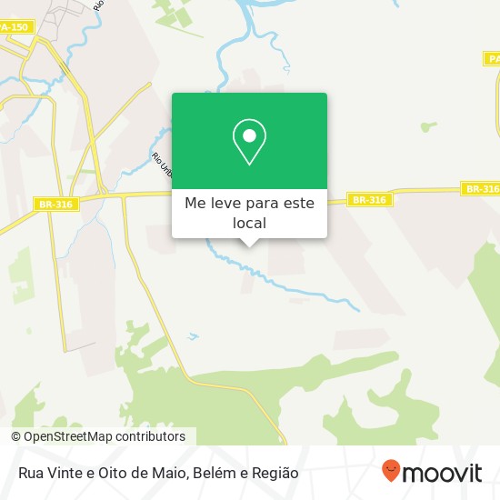 Rua Vinte e Oito de Maio mapa