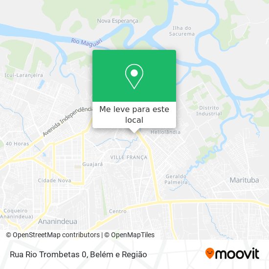 Rua Rio Trombetas 0 mapa