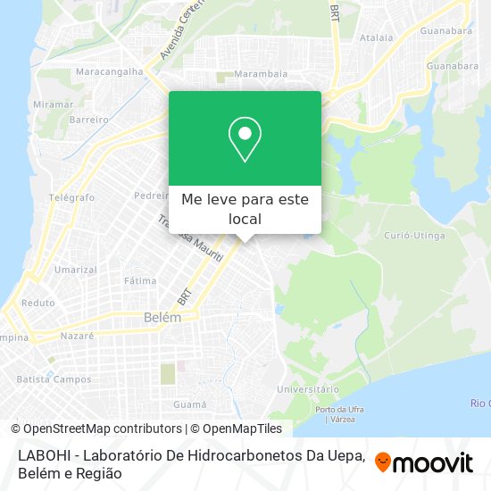 LABOHI - Laboratório De Hidrocarbonetos Da Uepa mapa