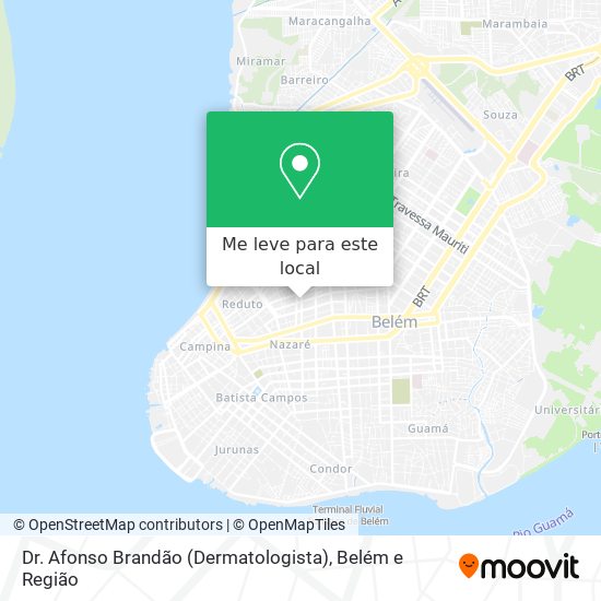 Dr. Afonso Brandão (Dermatologista) mapa