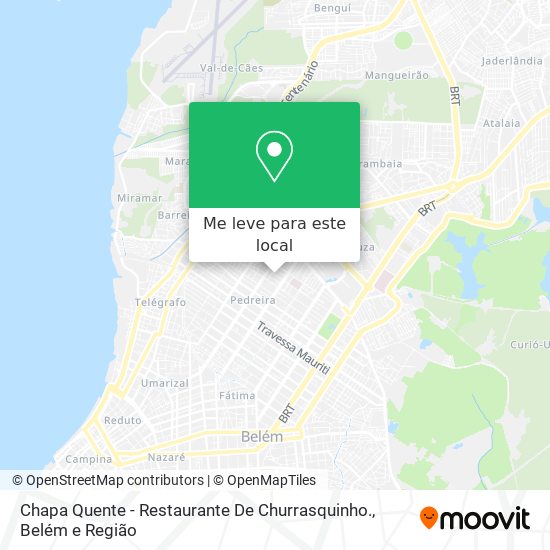 Chapa Quente - Restaurante De Churrasquinho. mapa