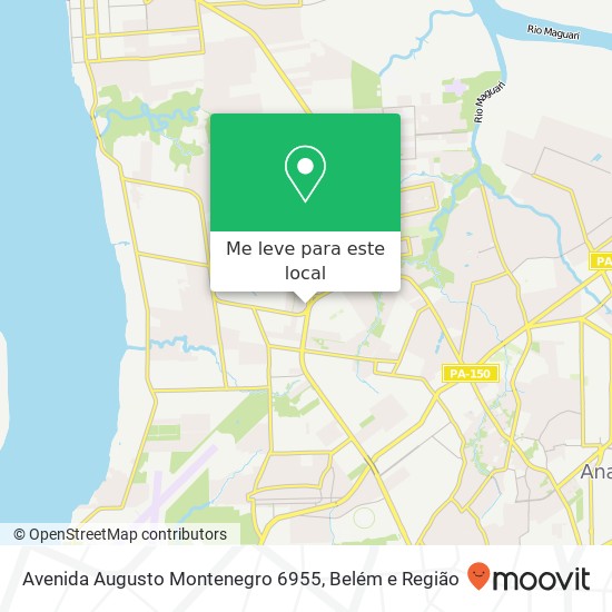 Avenida Augusto Montenegro 6955 mapa