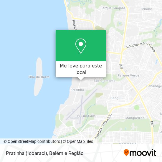 Pratinha (Icoaraci) mapa