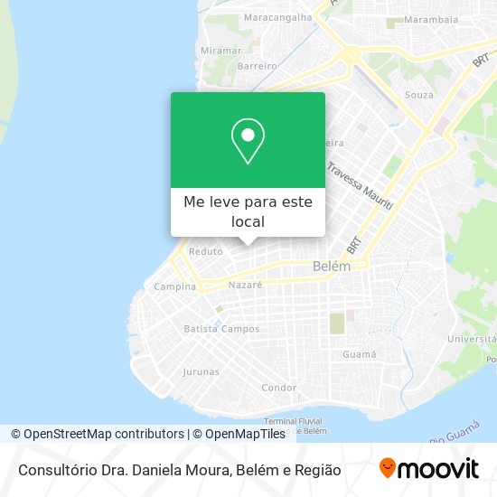 Consultório Dra. Daniela Moura mapa