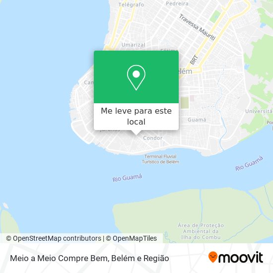 Meio a Meio Compre Bem mapa