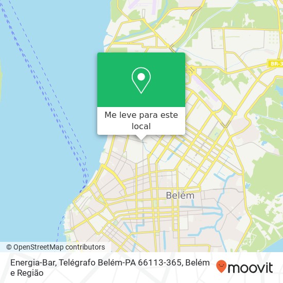 Energia-Bar, Telégrafo Belém-PA 66113-365 mapa