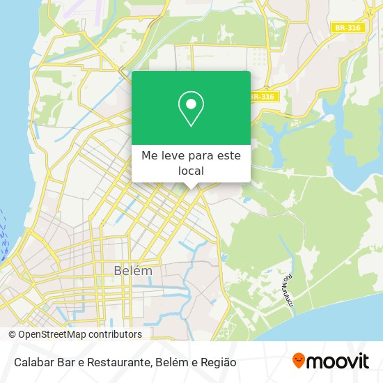 Calabar Bar e Restaurante mapa