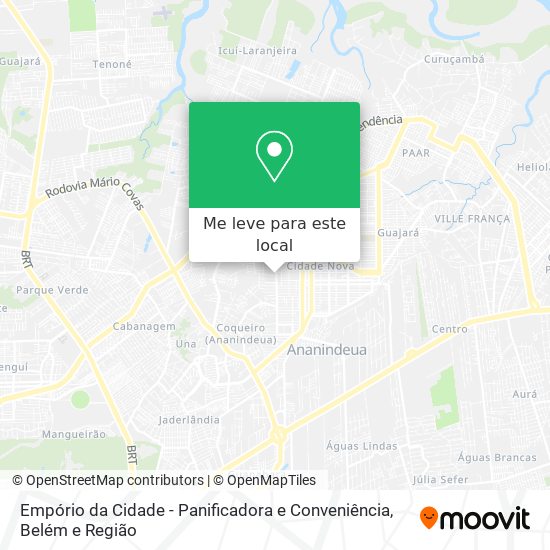 Empório da Cidade - Panificadora e Conveniência mapa