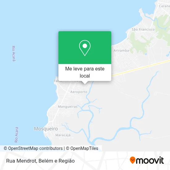 Rua Mendrot mapa