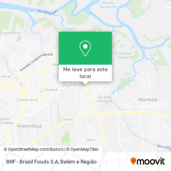 BRF - Brasil Foods S.A mapa