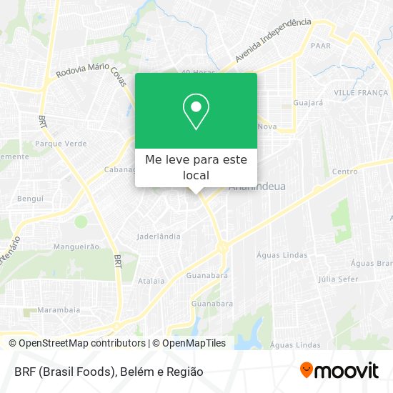 BRF (Brasil Foods) mapa