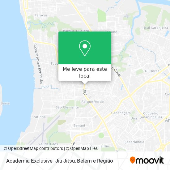 Academia Exclusive -Jiu Jitsu mapa