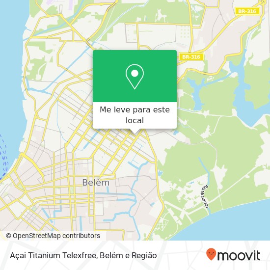 Açai Titanium Telexfree mapa