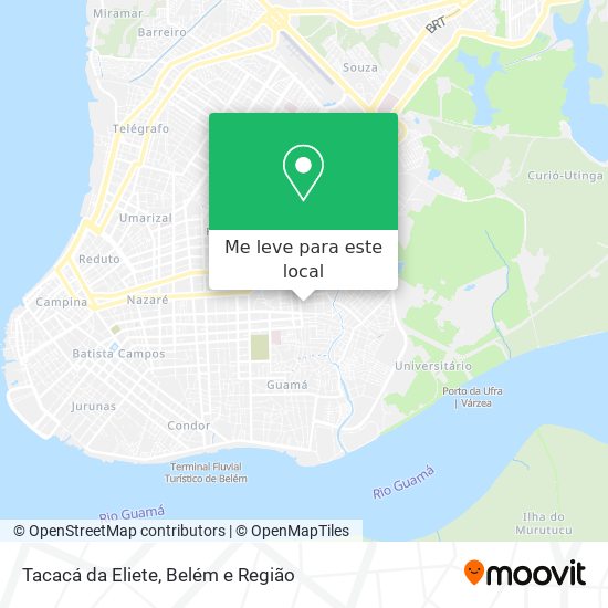 Tacacá da Eliete mapa