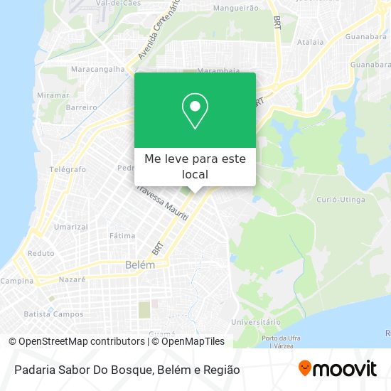 Padaria Sabor Do Bosque mapa