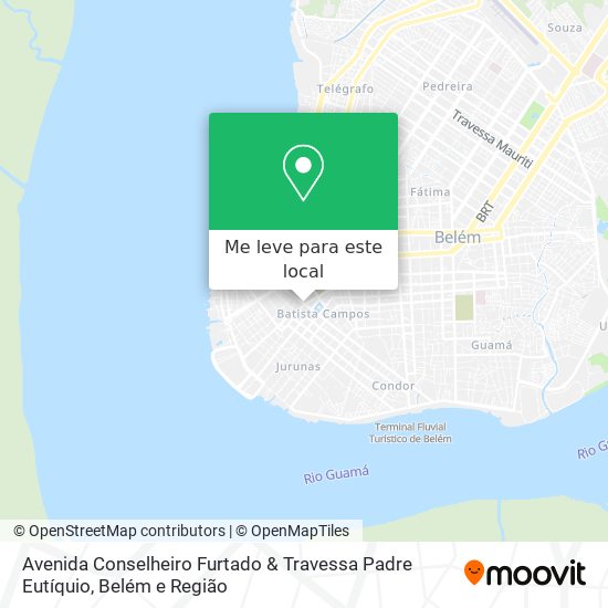 Avenida Conselheiro Furtado & Travessa Padre Eutíquio mapa