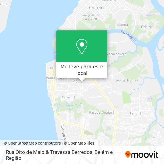 Rua Oito de Maio & Travessa Berredos mapa